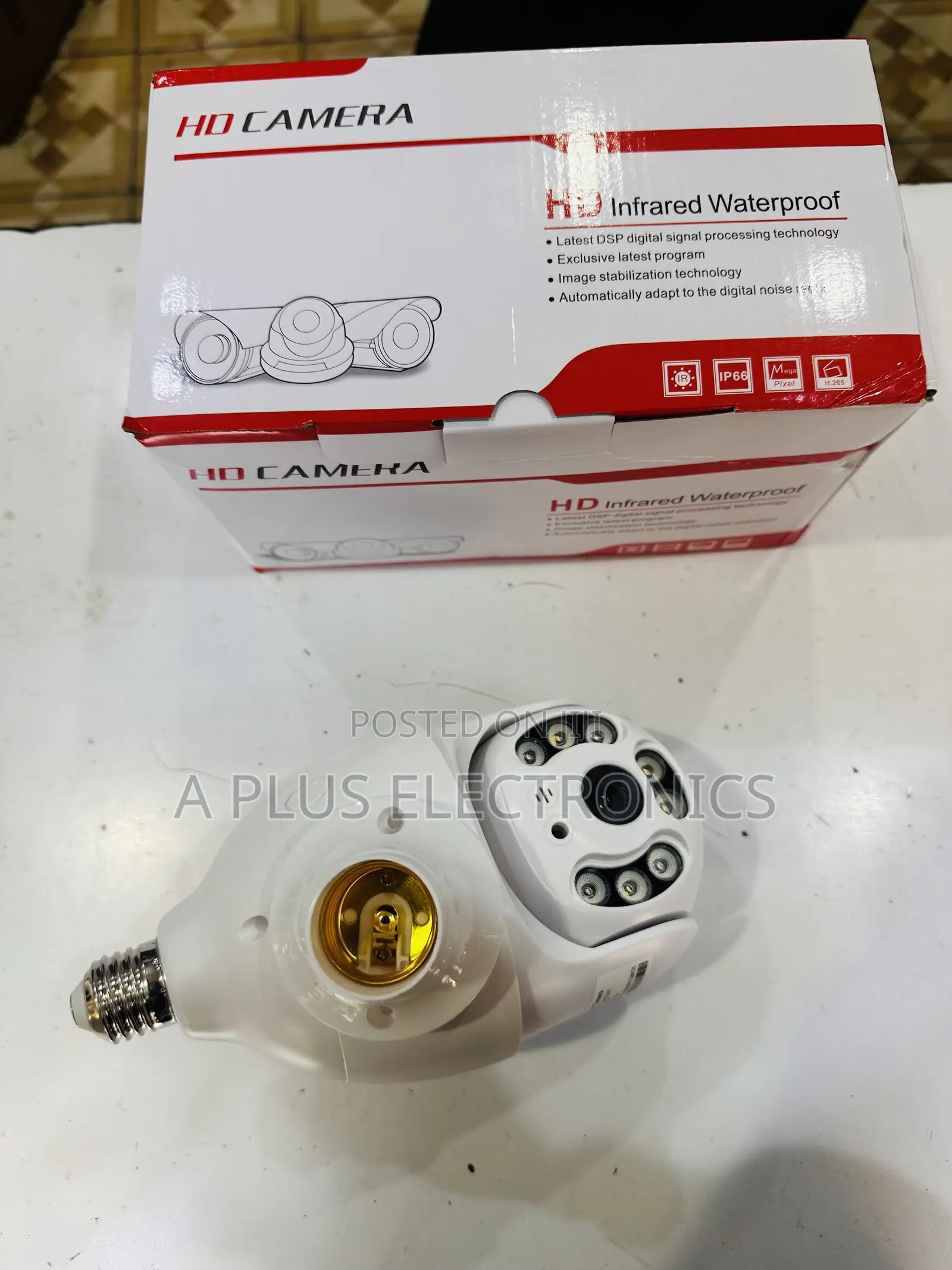 4g Camera Bulb Eq8 (Uses Simcard) – Wifi Mobile Monitoring