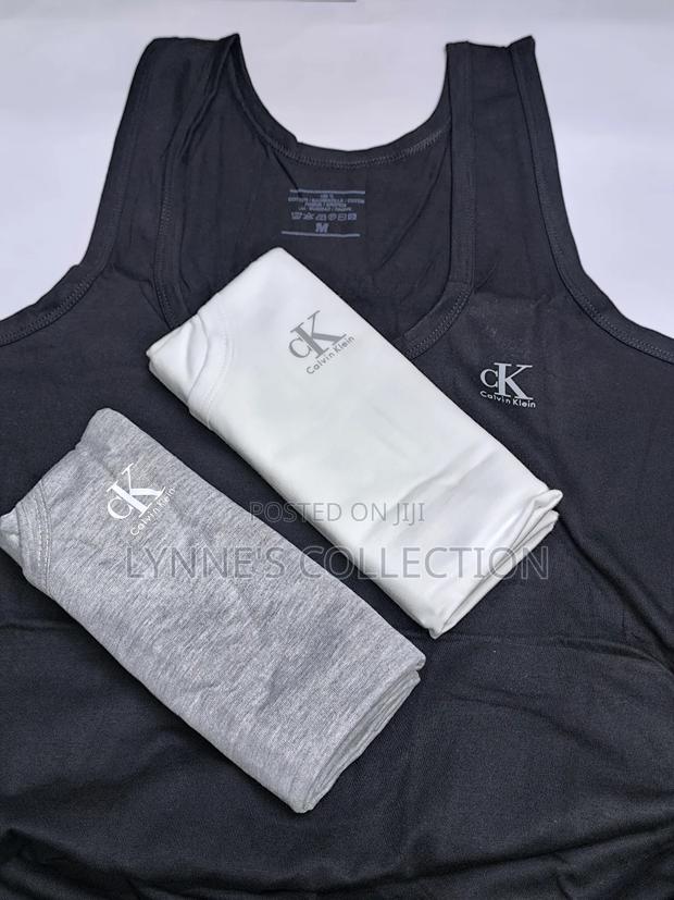 3 Calvin Klein Cotton Vests - main view