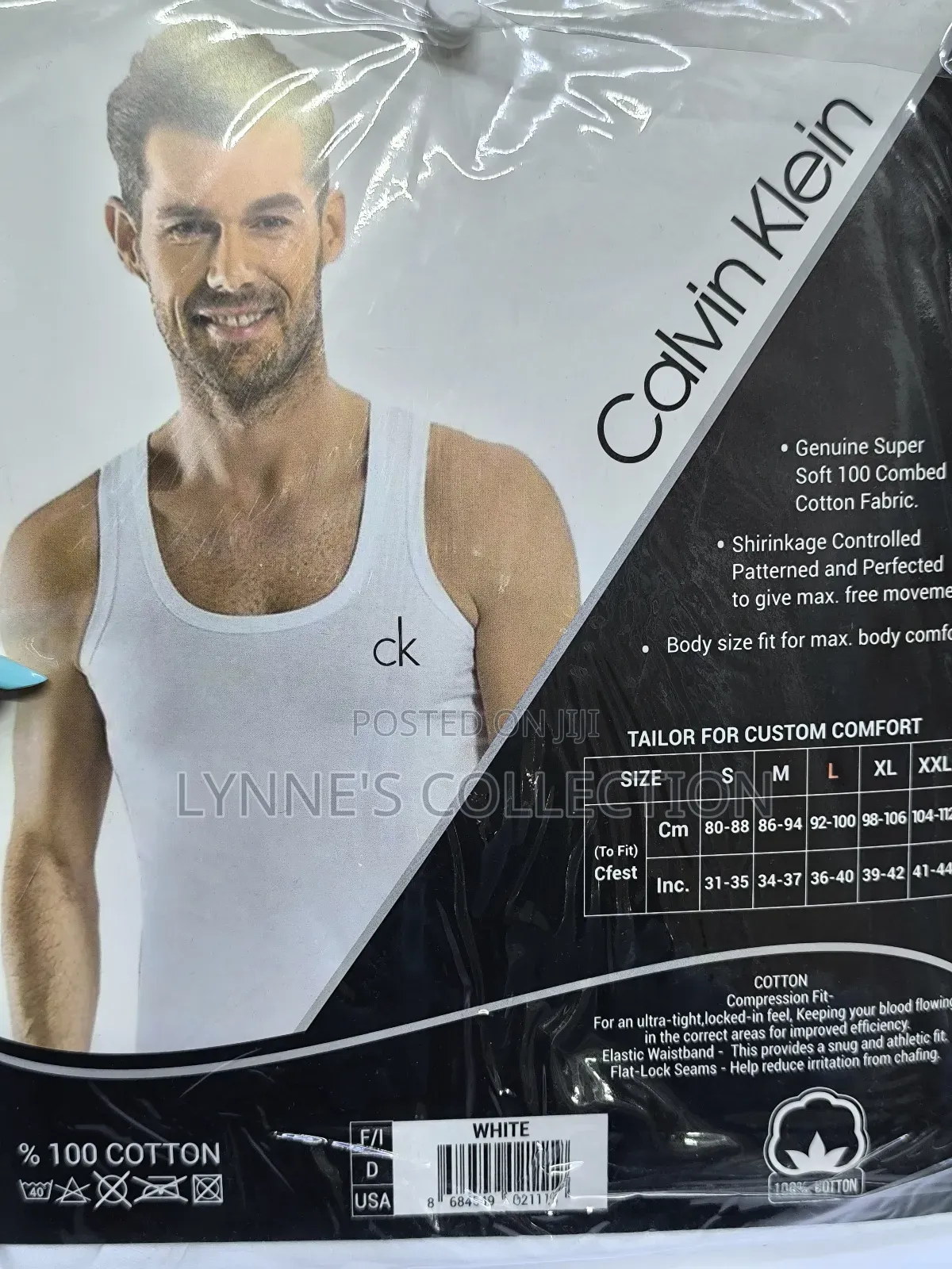 3 Calvin Klein Cotton Vests