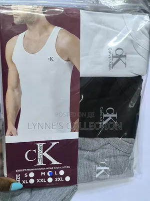 3 Calvin Klein Cotton Vests