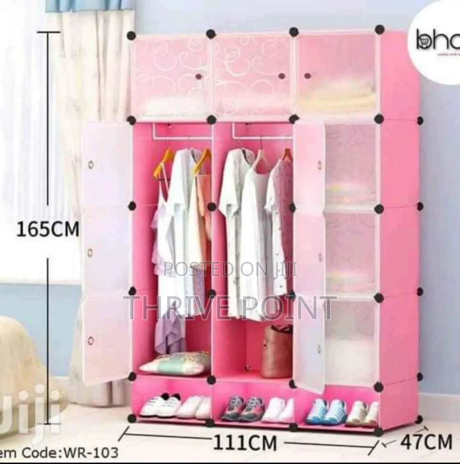 *Plastic Wardrobe Three Columns