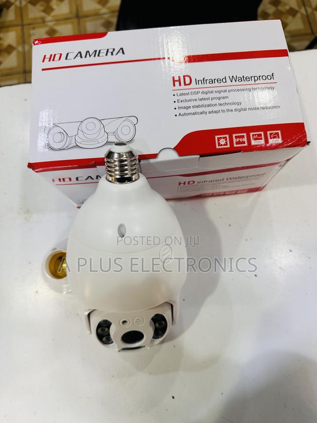 4g Camera Bulb Eq8 (Uses Simcard) – Night Vision Enabled - thumbnail 2