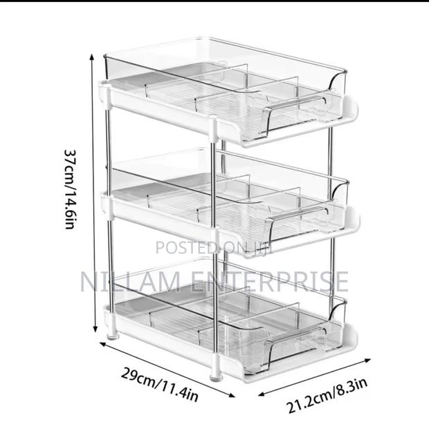 3 Layer Multifunctional Storage Rack - thumbnail 3