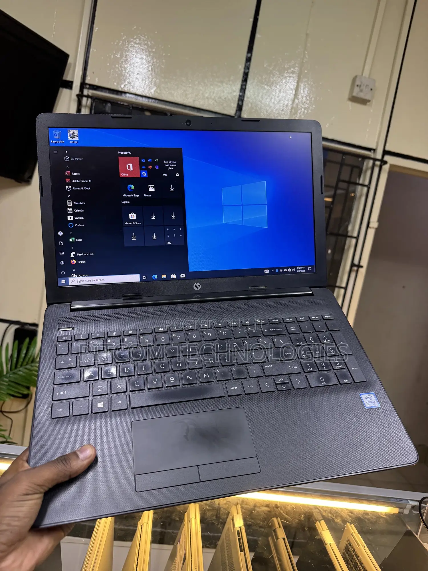 Laptop HP 15 8GB Intel Core i3 SSD 256GB