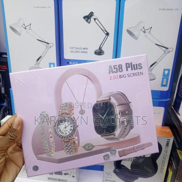 A58 Plus Smart Watch 7-in-1 Luxury Gift Set - thumbnail 2