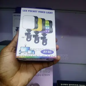 Ay-83 RGB Led Pocket Light Usb-C Rechargeable for Vlog