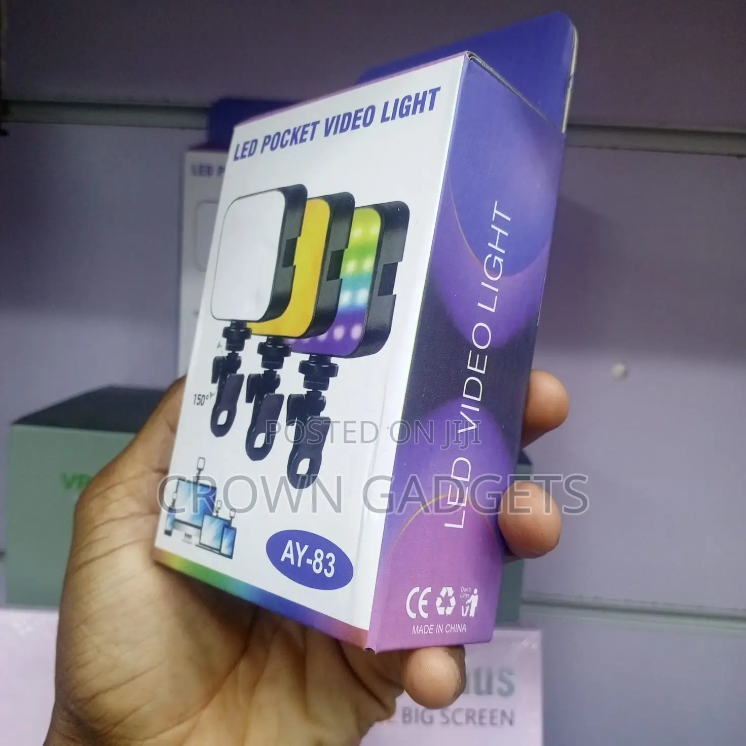 Ay-83 Led Video Light Clip-on for Photography Streaming