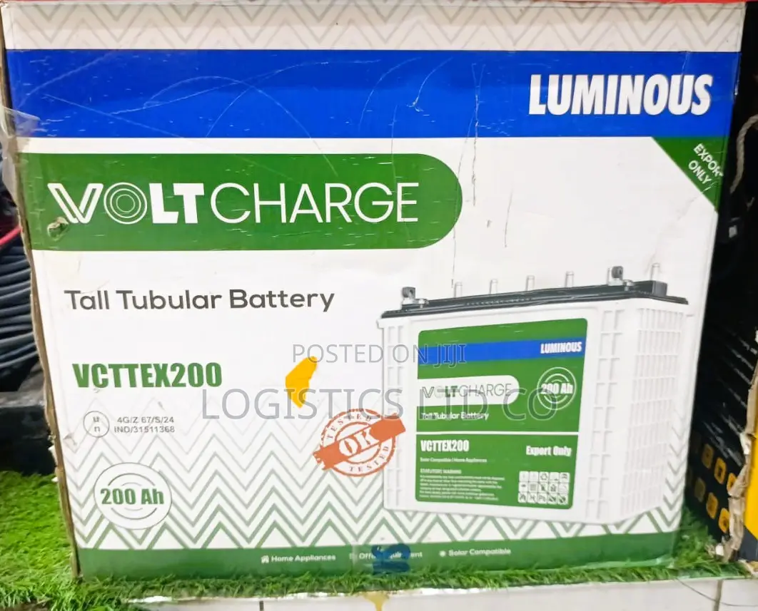 Tall Tibular Solar Battery 200 Ah 12 V