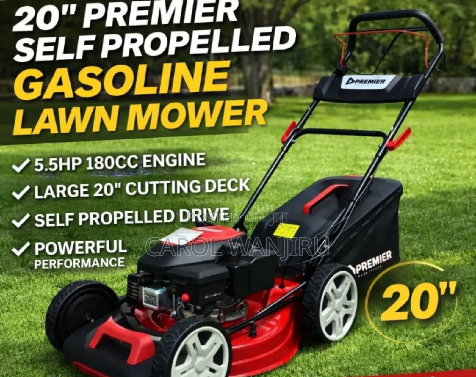 Premier 20inch Self Propelled Lawn Mower /20inch Lawn Mower