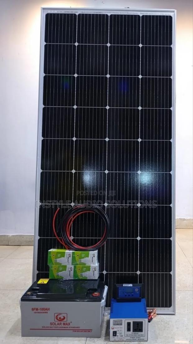 120w Sunny Kit - 100ah Gel Battery - 300w Inverter - 20a Controller
