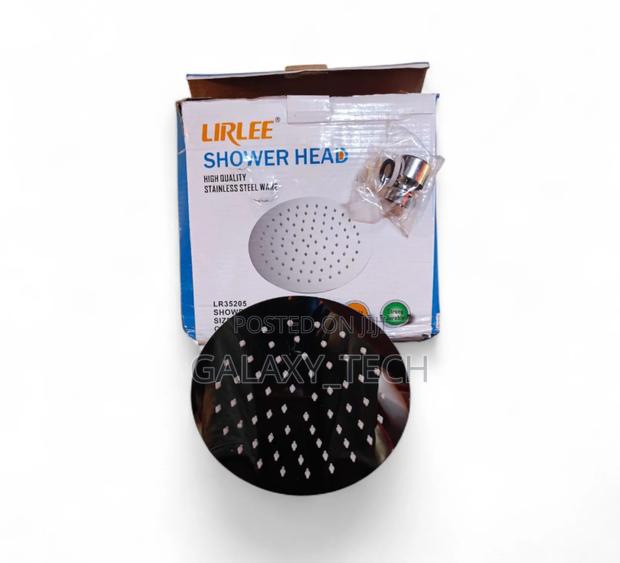 Shower Heads//6 Inches Lirlee Round Metallic Shower Head - thumbnail 2