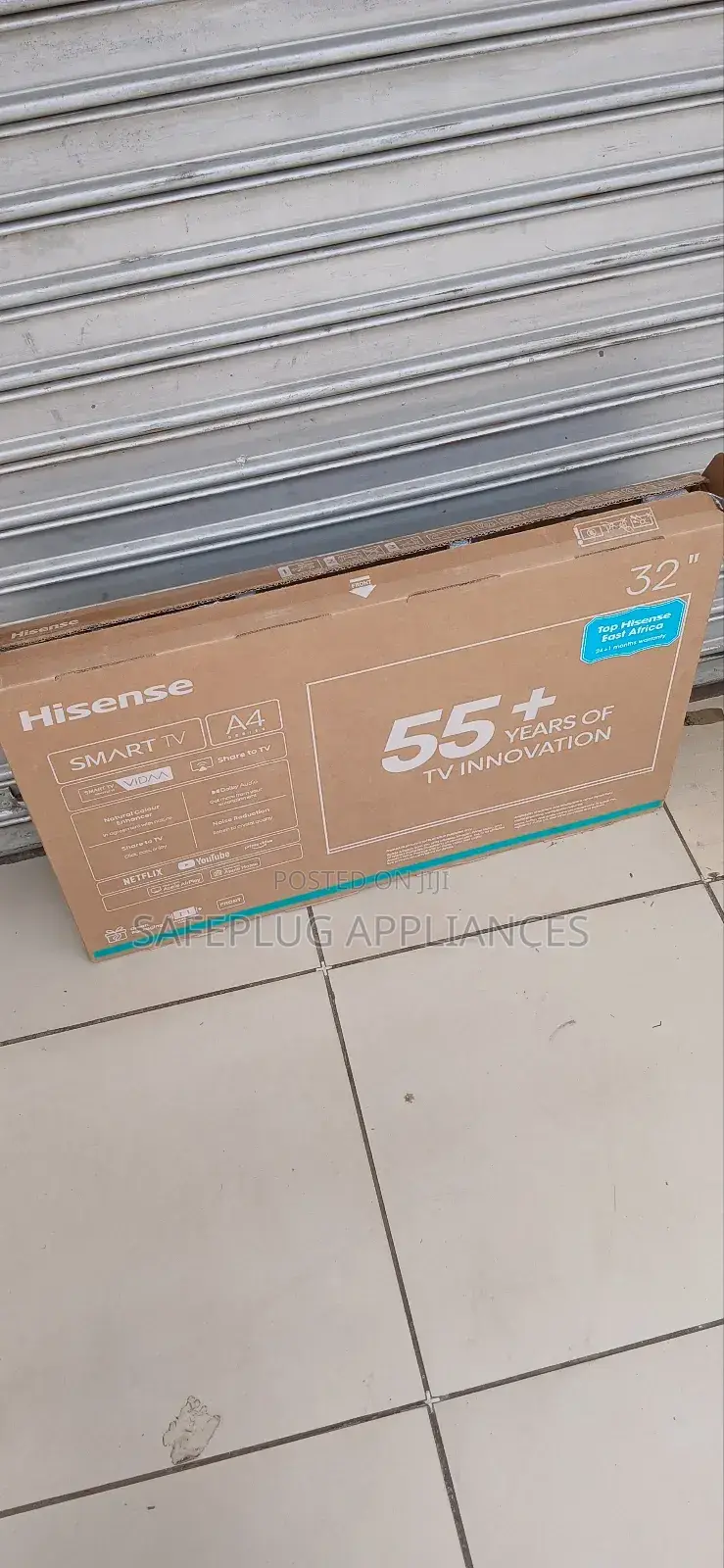 Hisense 32" A4 Series Smart Tv Hd/Full Hd Vidaa Frameless Display