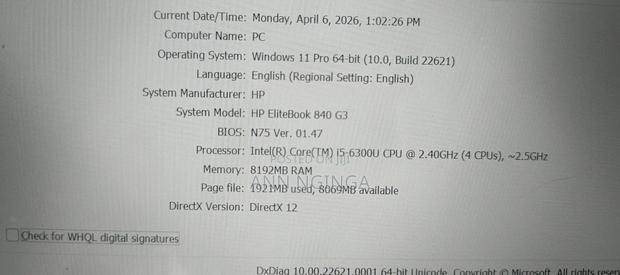 Laptop HP EliteBook 840 G3 8GB Intel Core i5 SSD 256GB - thumbnail 3