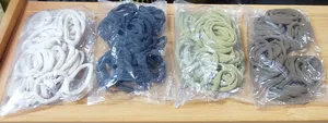 50pcs Solid Color Mini Hairbands