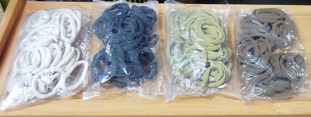 50pcs Solid Color Mini Hairbands