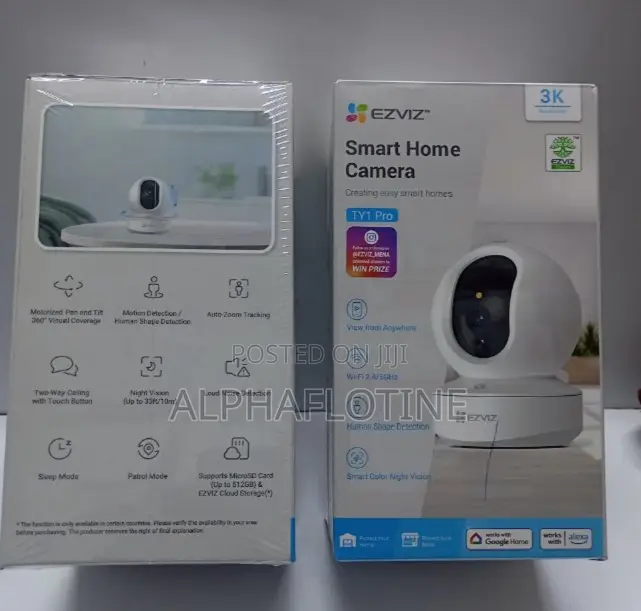 Ezviz Ty1 Pro Camera Ideal for Monitoring Rooms,Bedrooms Offices.