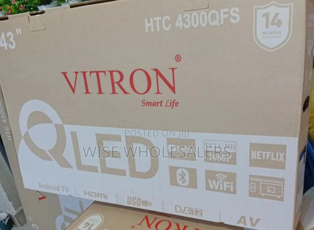 Vitron 43" Inch Qled Full Hd Smart Android Tv//Google Play Store, - main view