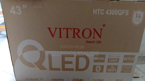 Vitron 43" Inch Qled Full Hd Smart Android Tv//Google Play Store, - thumbnail 2