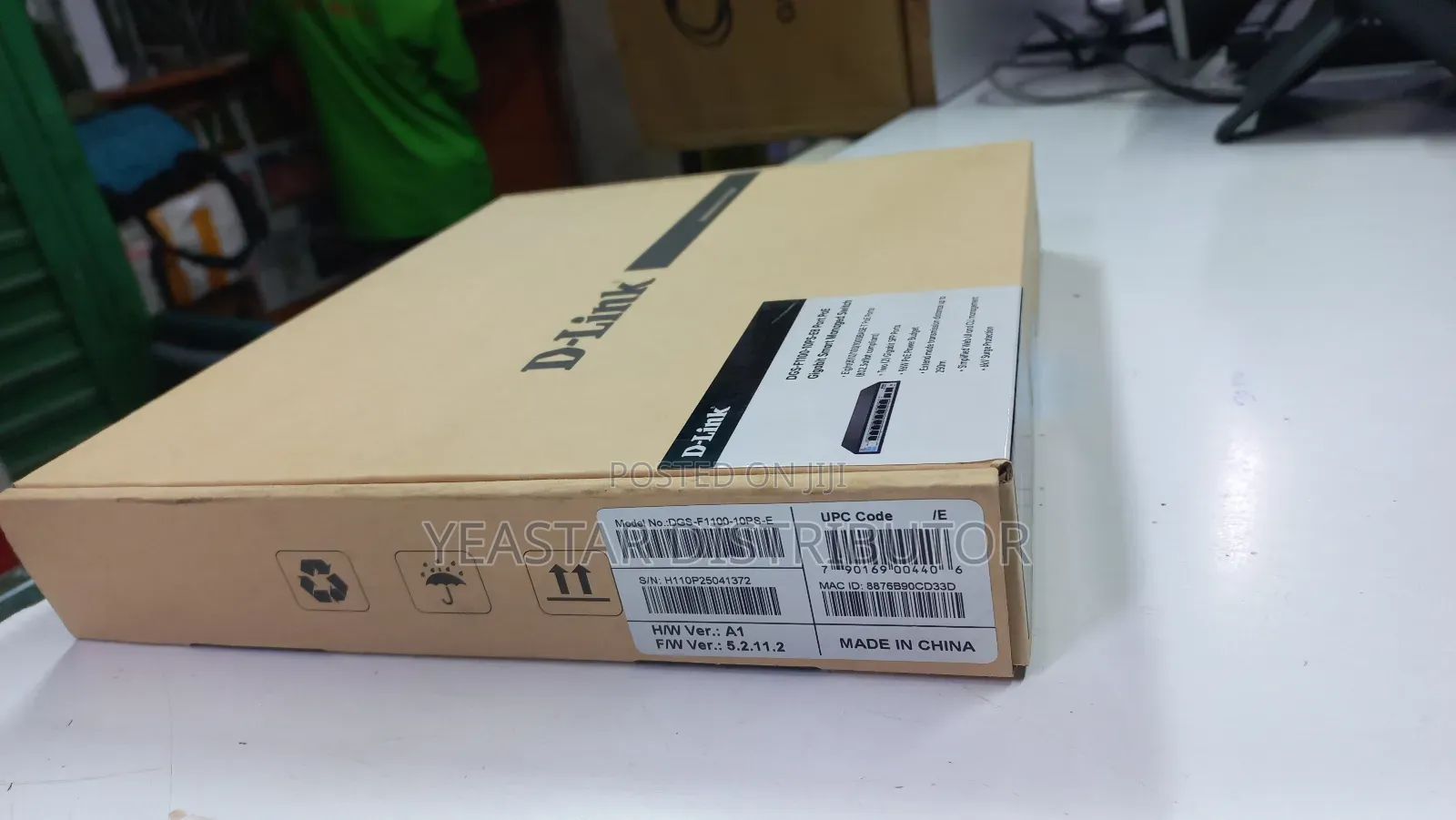 DGS-F1100-10pse 8 Port Poe Switch With SFP