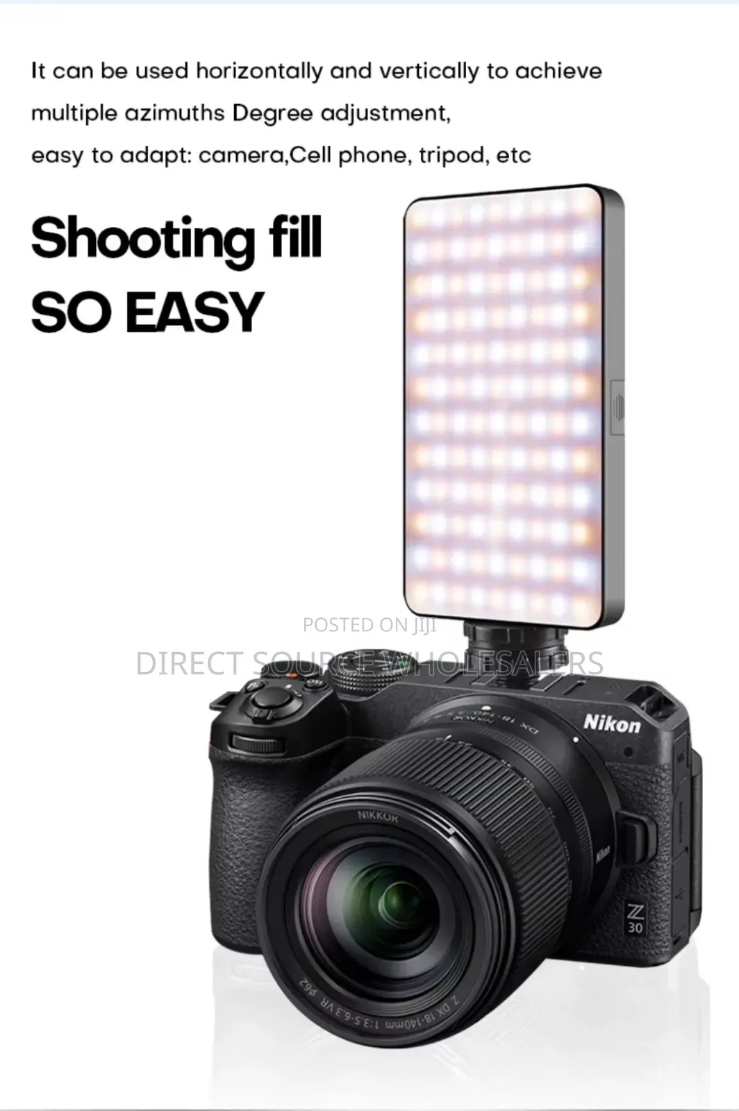 Portable Pocket Size Led Camera Video Light