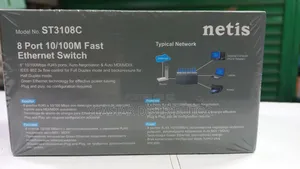 Netis 8 Port Fast Ethernet Switch St 3108c