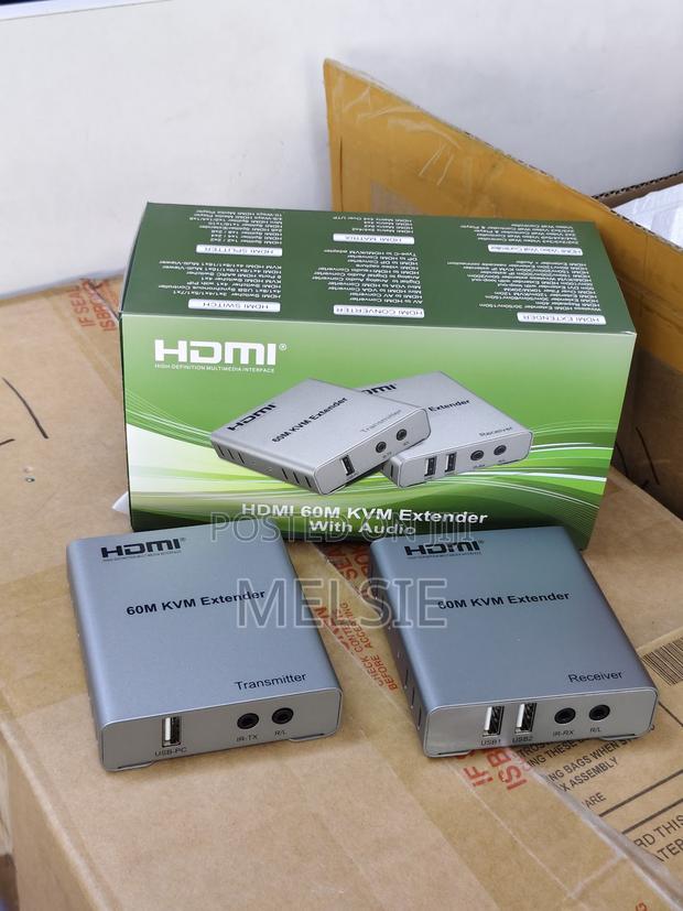 60 Meter Hdmi Usb KVM Extender | Cat6 Lan - main view