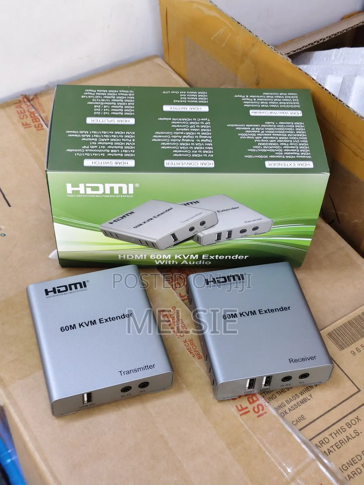 Hdmi KVM Extender 60 Meter | Full Hd Over Lan Cable Cat6