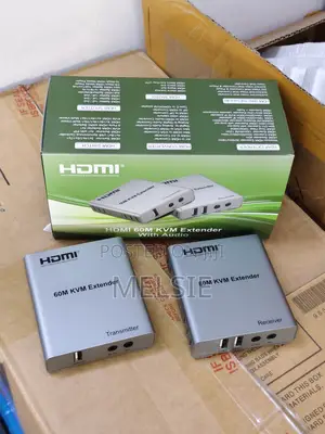 Hdmi KVM Extender 60 Meter | Full Hd Over Lan Cable Cat6