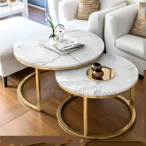 Space-Saving Round Nesting Coffee Tables for Modern Interiors