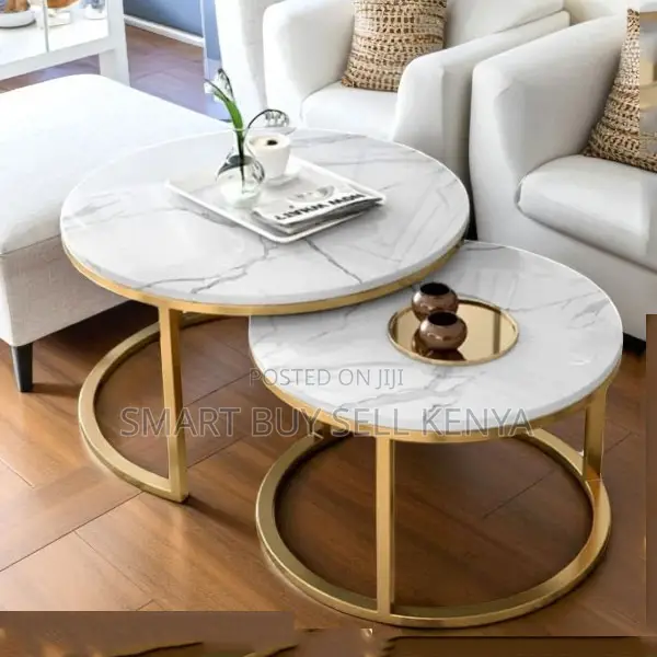 Space-Saving Round Nesting Coffee Tables for Modern Interiors