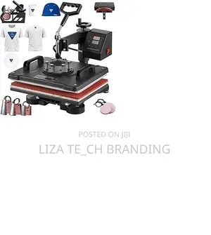 .8 in 1 Heat Press Dual Digital Control 360 Degree