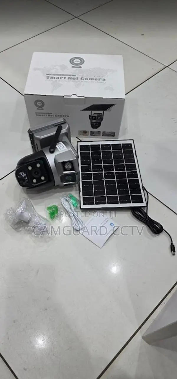 New Wifi/4g V380pro 4mp Dual Lens Solar Camera