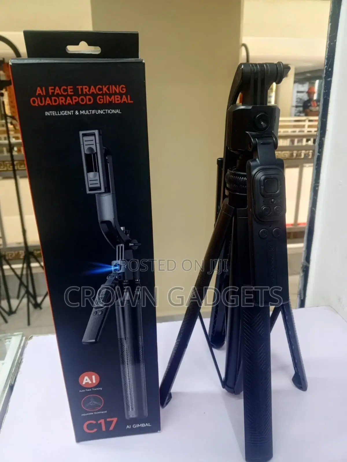 C17 Ai Face Tracking Quadrapod Gimbal