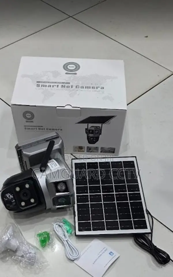 V380 Pro Dual Lens PTZ Camera Two-Voice Way Camera Wireless Solar 4g