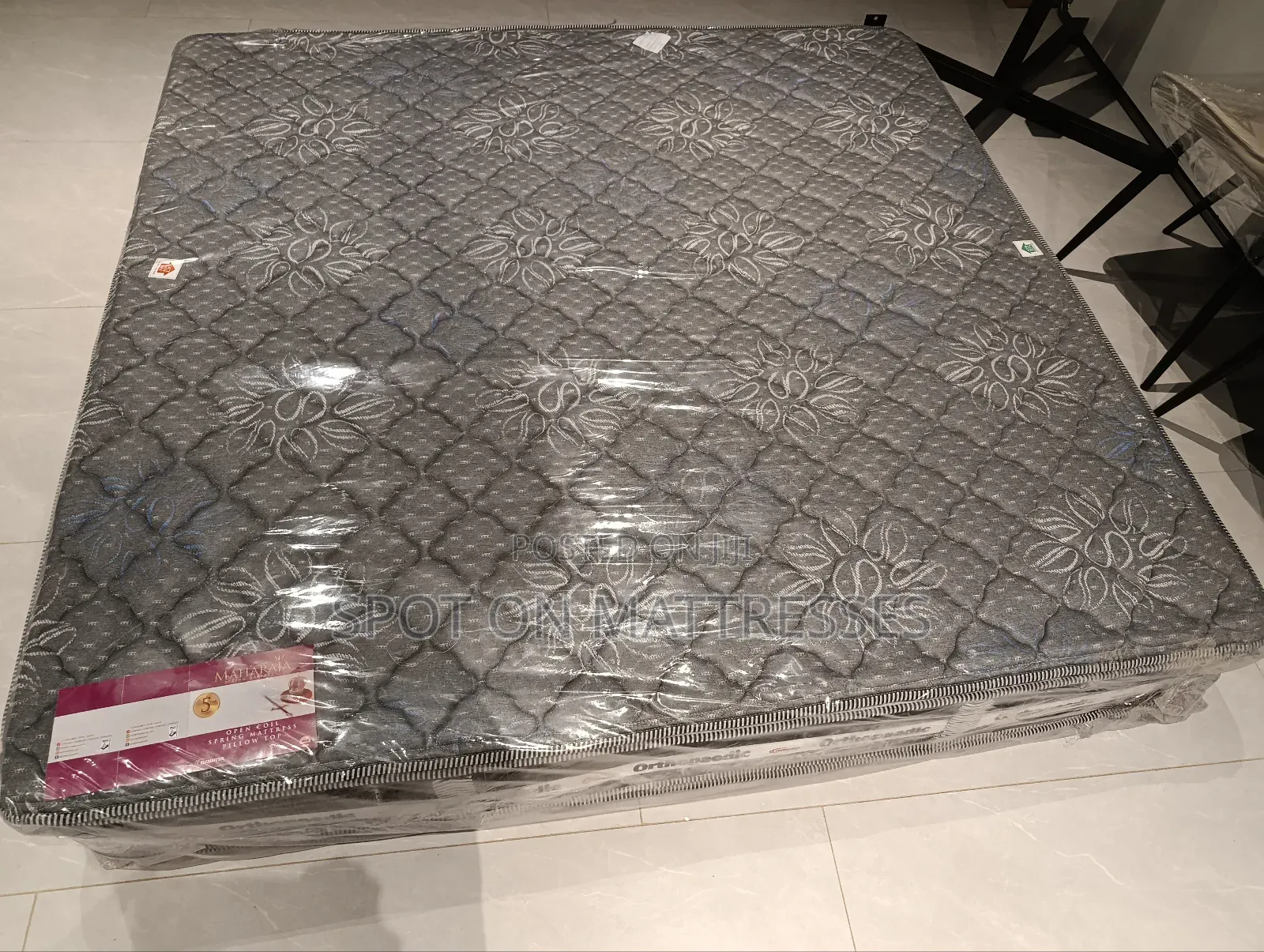 King-Sized 6x6x10 Bobmil Maharaja Orthopedic Spring Mattresses
