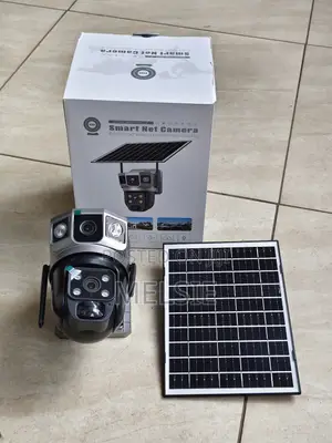 4g Dual Lens Solar PTZ Camera | Wireless Outdoor CCTV Sim Card