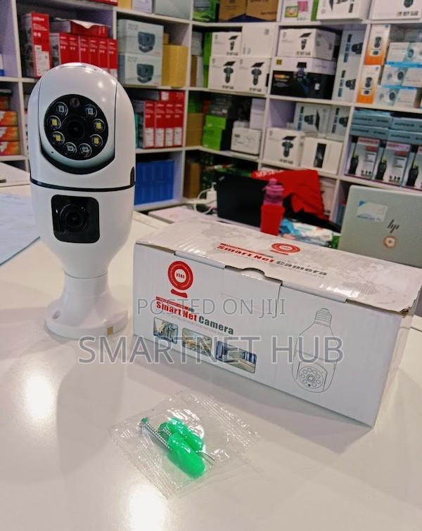 Dual Lens Bulb Camera V380 Pro - main view