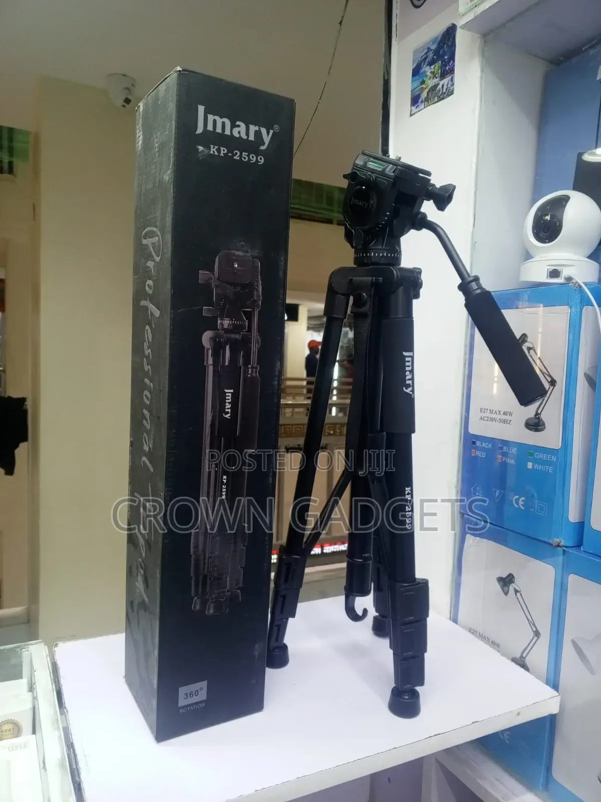Jmary Kp-2599 Tripod Convertible to Monopod Aluminum Alloy