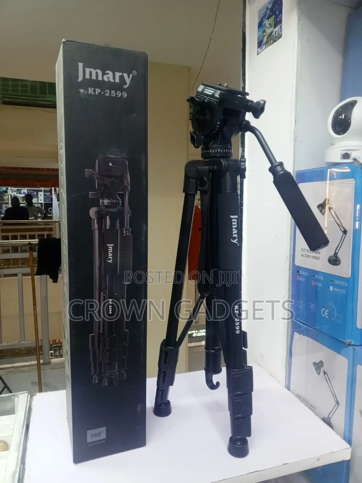 Jmary Kp-2599 Tripod Convertible to Monopod Aluminum Alloy