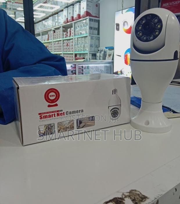 Two-Way Audio Bulb PTZ V380 Nanny Camera - main view