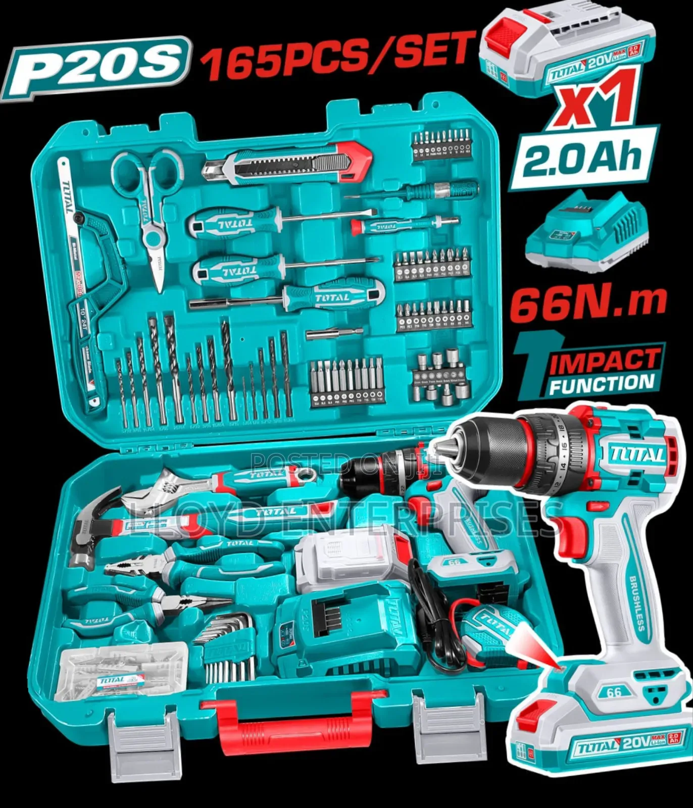165pcs Total Drilling Set