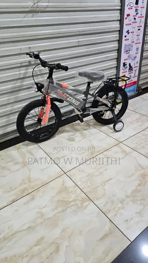 Bicycle, Kid's Bicycle Size 16 With Support Wheel