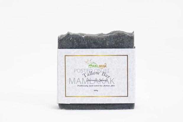 Tallow Activated Charcoal Soap - main view