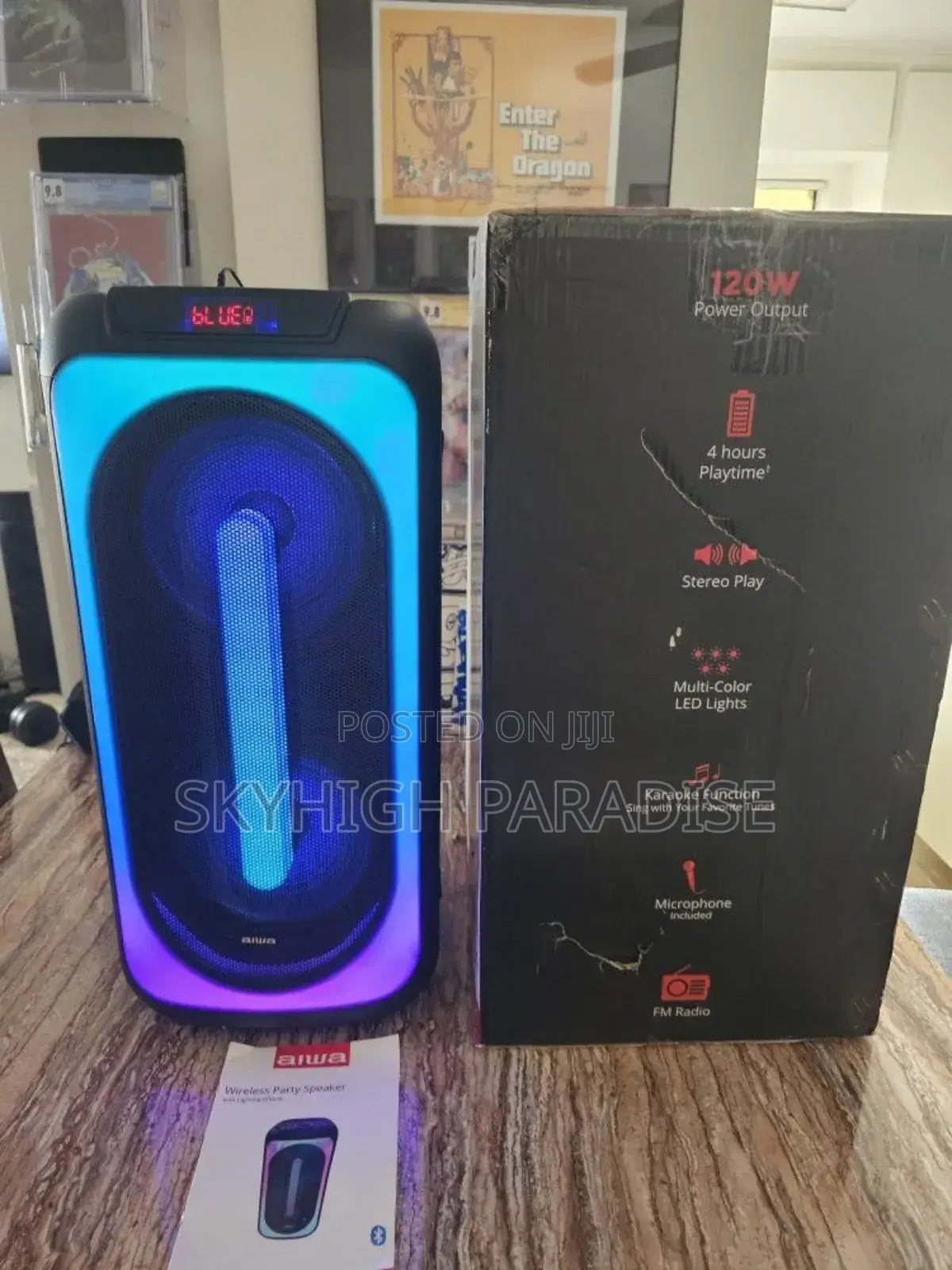 *Aiwa Party Speaker X12 200w With Microphone