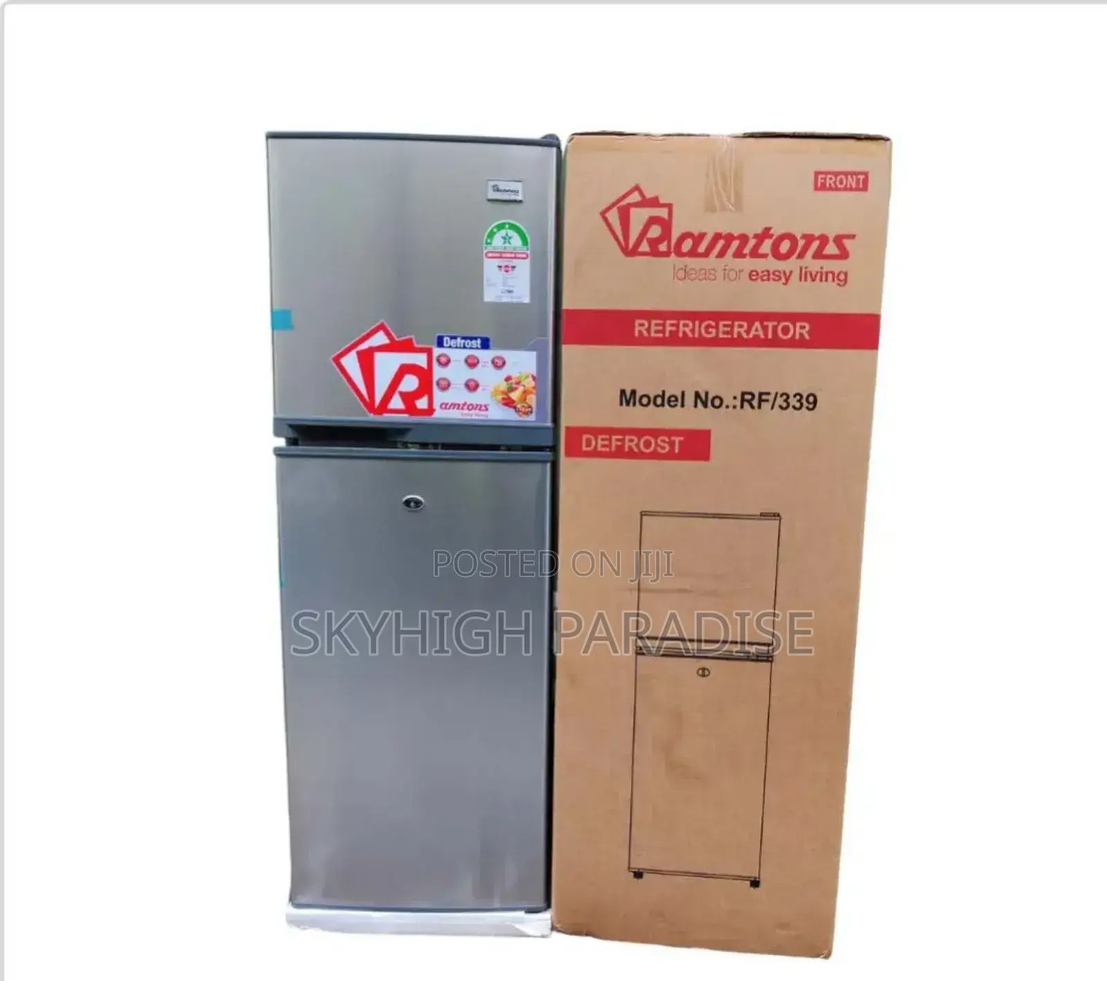 **Ramtons 138litres Double Door Rf339