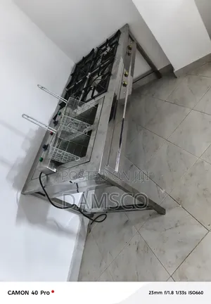 Gas Cooker Stainless Steel