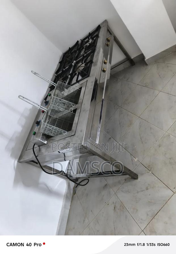 Gas Cooker Stainless Steel - main view
