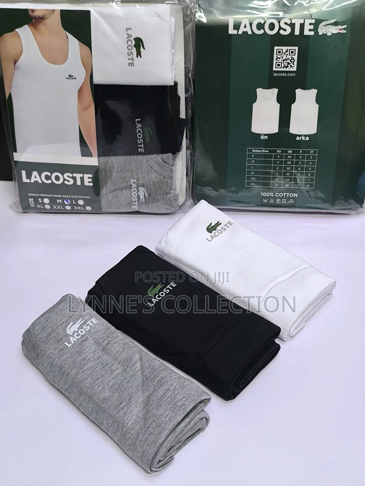 Lacoste Cotton Vests