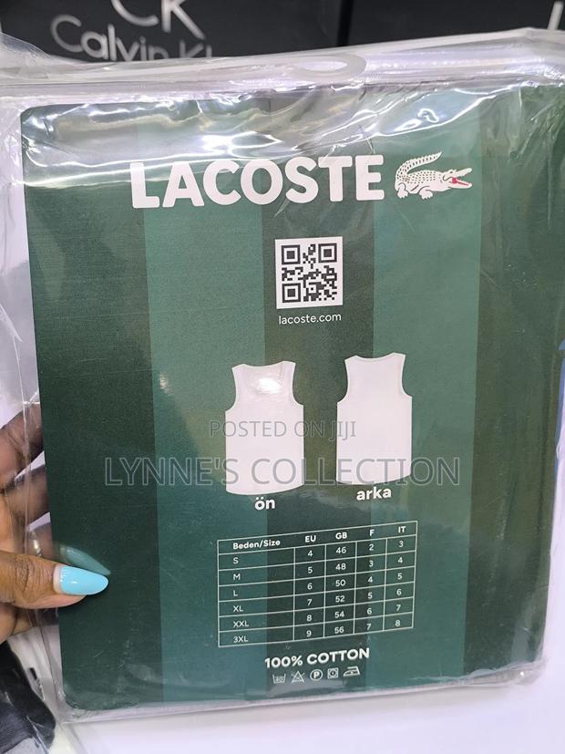 Lacoste Cotton Vests - thumbnail 3