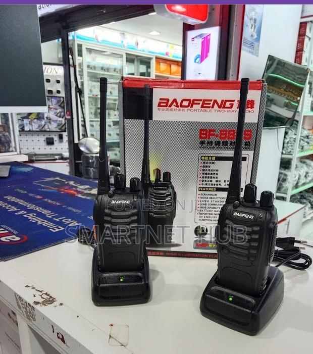 1 Pair (2 Pcs) Bf-888s Baofeng Walkie Talkies 3km Range